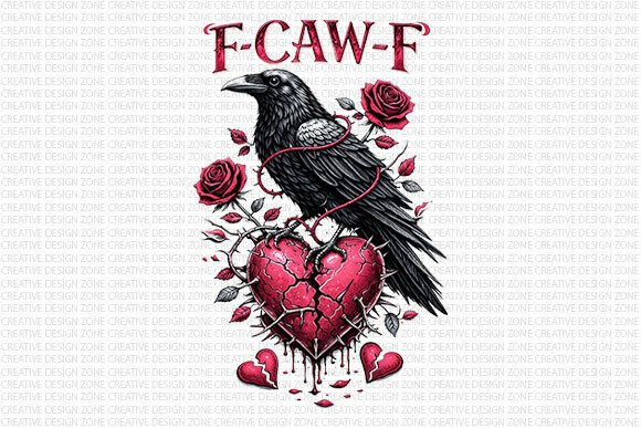 Download F Caw F Gothic Raven PNG - Premium Resources