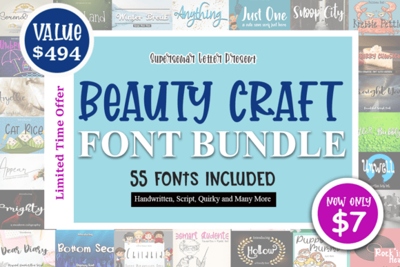 Download Beauty Craft Font Bundle - Craft font Collection